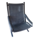 Siesta armchair Westnofa ingmar relling vintage black leather