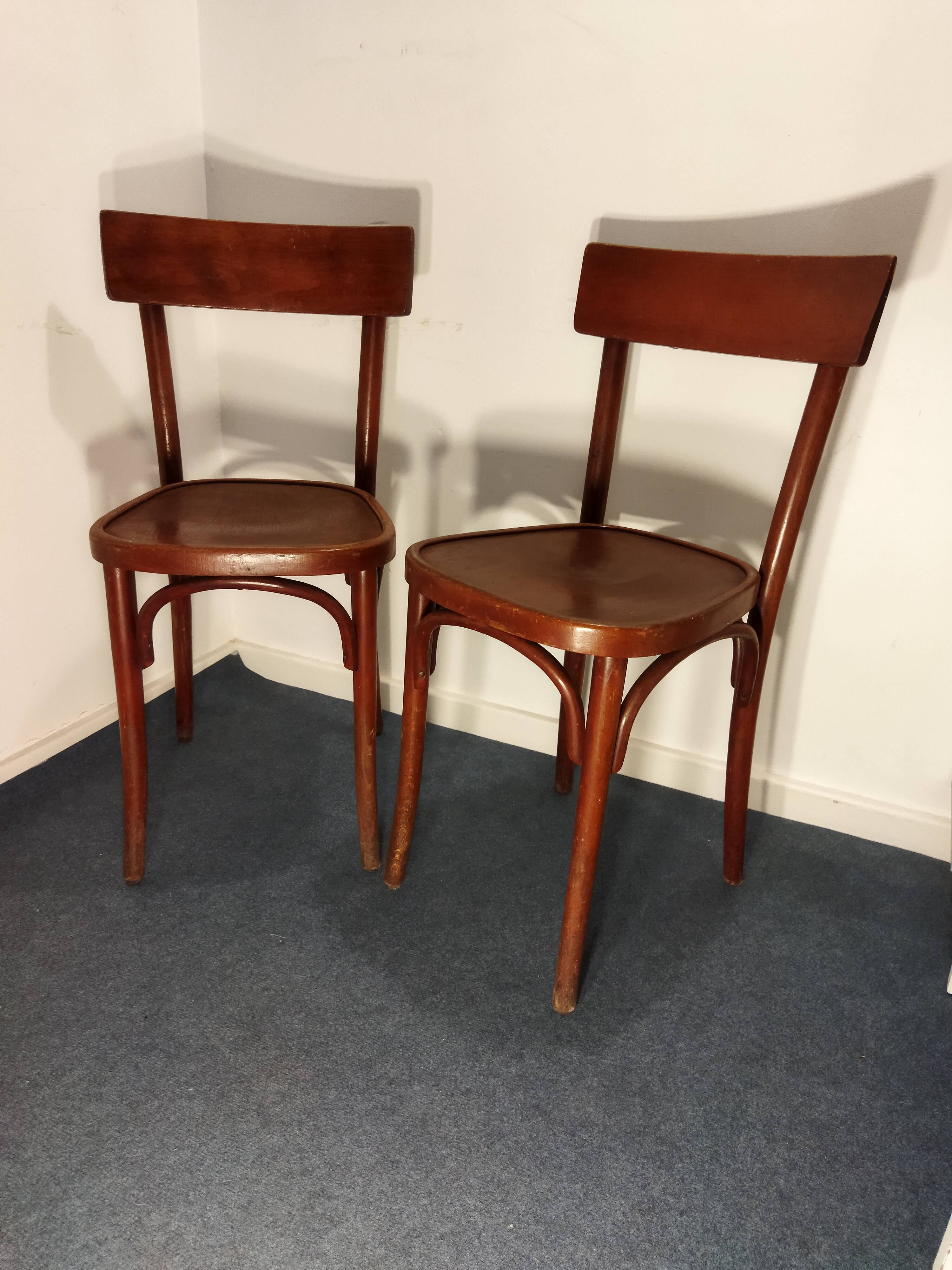 Paire de chaises bistrot