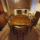 Riskoff solid oak table