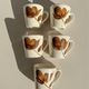 Vintage coffee service Longchamp – French earthenware, 1970s