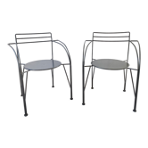 Fauteuils Lune d’argent design Pascal Mourgue édition Fermob