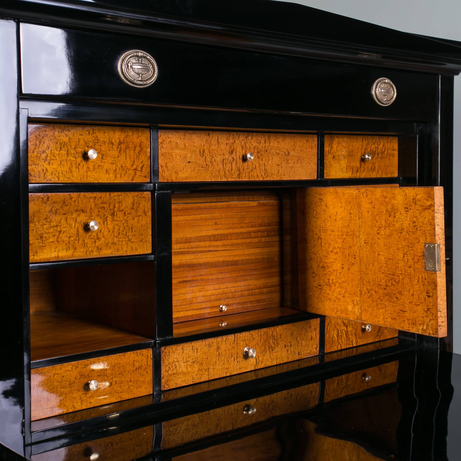 Biedermeier Secretary, Germany, 19th Century