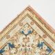 Tapis persan vintage en laine noué main, style classique, motif floral, 300x368.