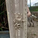 Large antique mirror/wooden frame