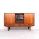 Danish design teak highboard with drawers, 1960s
