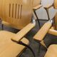 Lot of 6 "Golf" model chairs designed by Francesco Zaccone for the Brunner brand