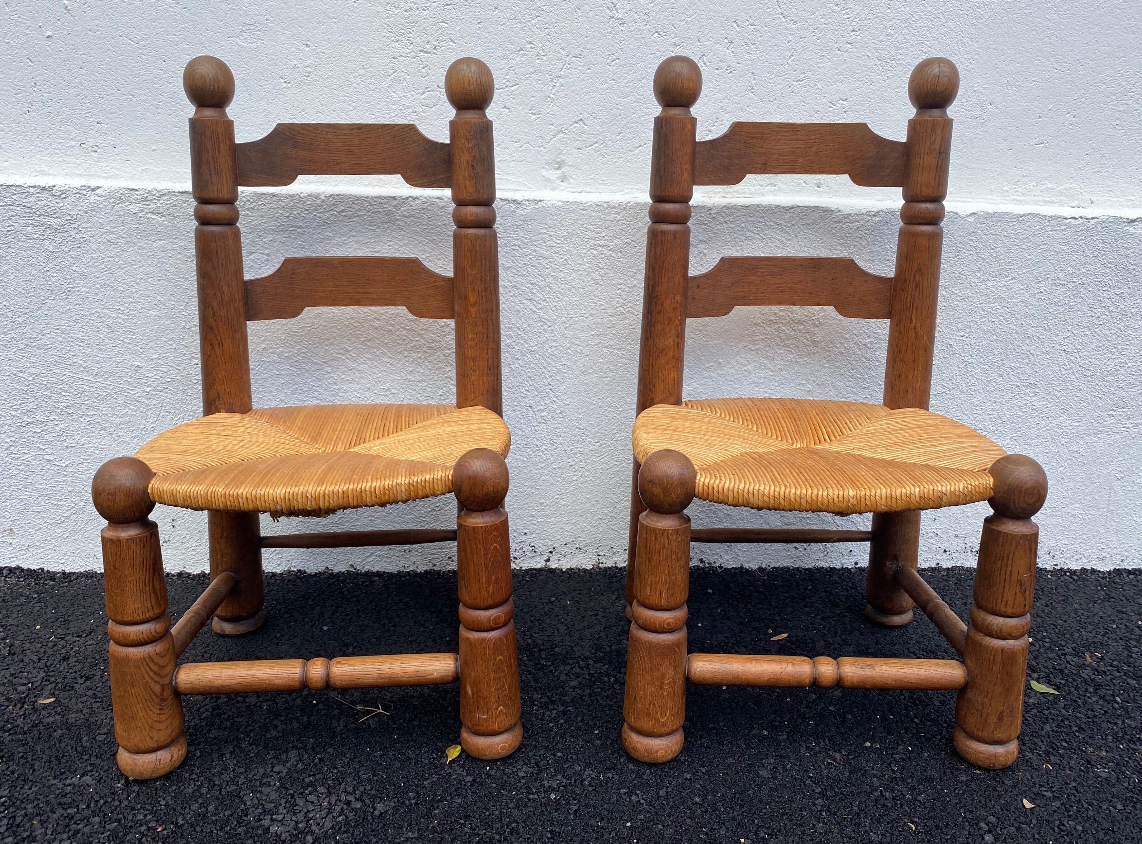 Pair of low chairs 1940