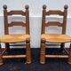 Paire de chaises basses 1940