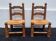 Pair of low chairs 1940
