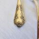 3 small spoons + 3 vintage silver-plated metal mocha spoons