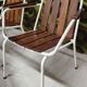Salon de jardin vintage scandinave Daneline Teck Danemark 1960"