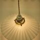 Opaline glass pendant light