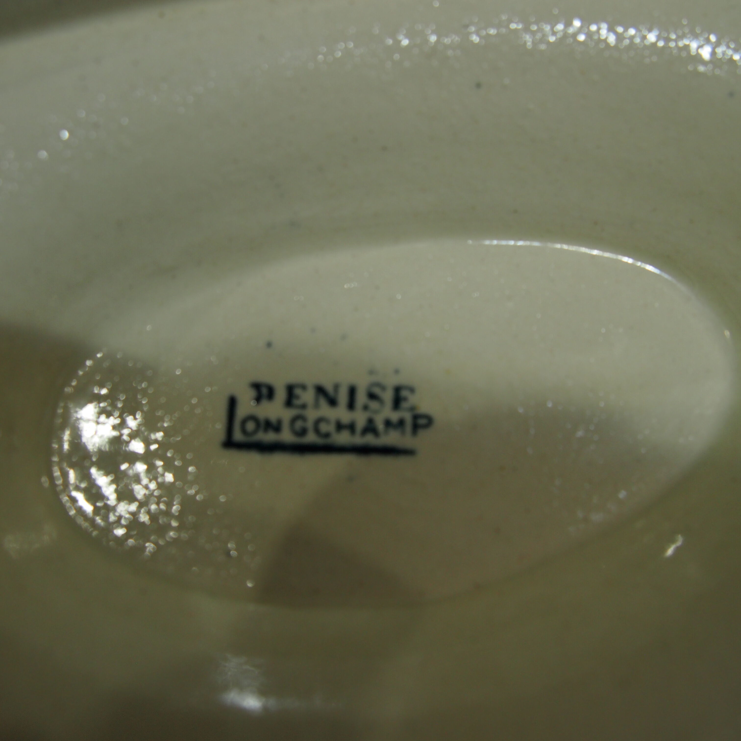 Vintage Longchamp Denise earthenware gravy boat