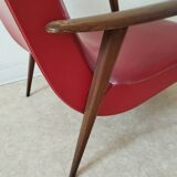 Fauteuil scandinave vintage années 70