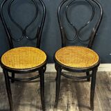 Pair of Thonet chairs - new caning