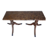 Marble serving trolley