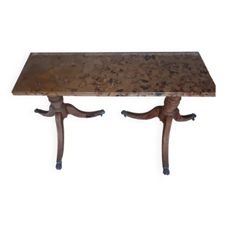 Marble serving trolley