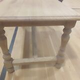 Table basse en chêne décapée