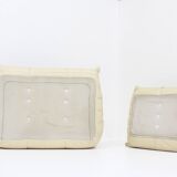 Ensemble canapé Togo Ligne Roset en cuir jaune par Michel Ducaroy pour Ligne Roset