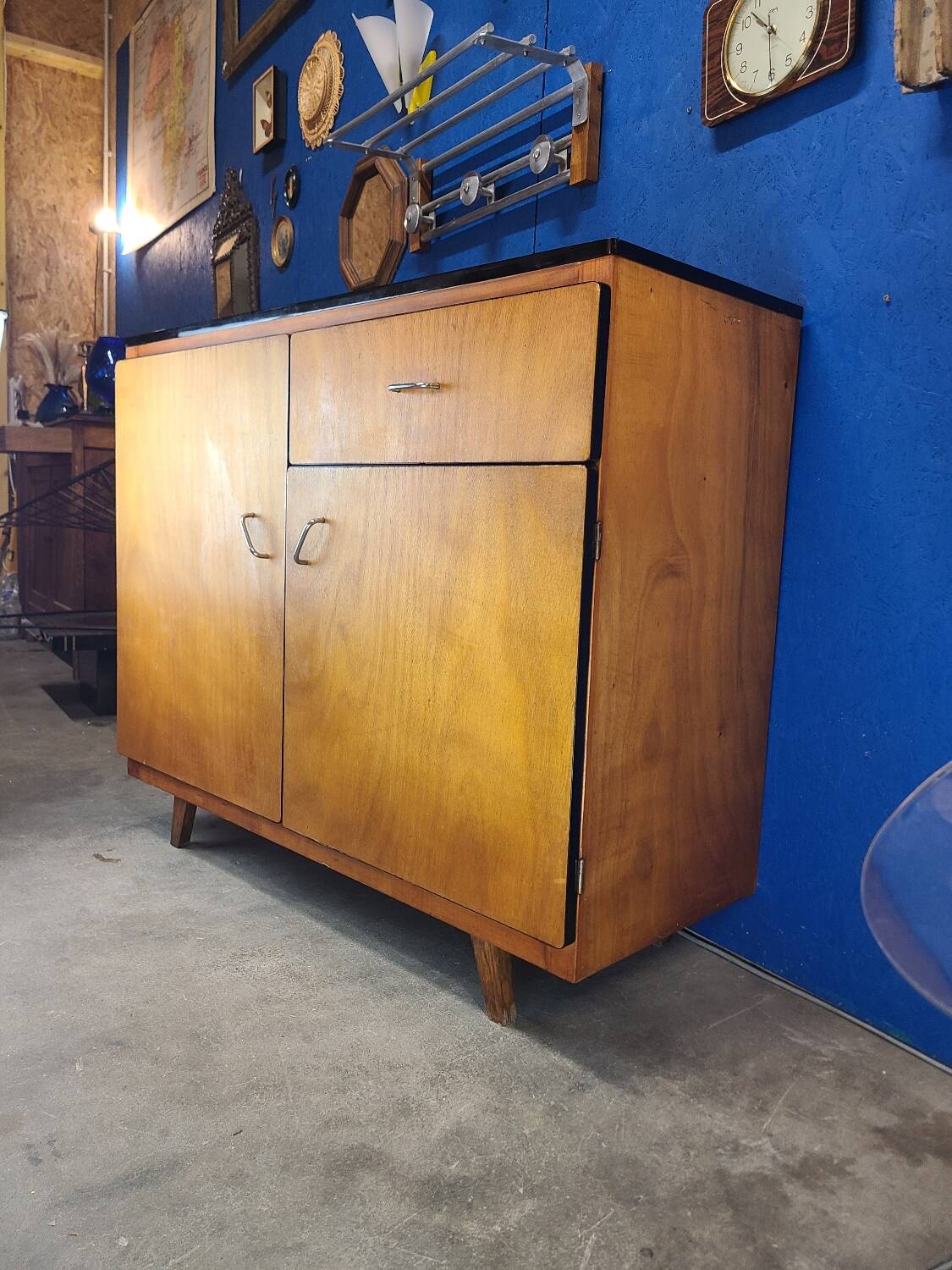 Light wood sideboard, mid-20th century