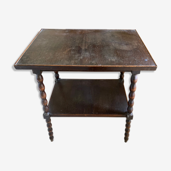 Dark wood table