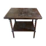 Dark wood table