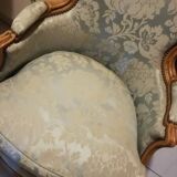 Louis XV style armchairs pair