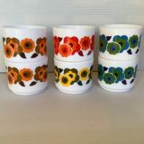 6 lotus mug cups