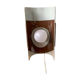 Plexiglas and metal wall lamp