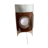 Plexiglas and metal wall lamp