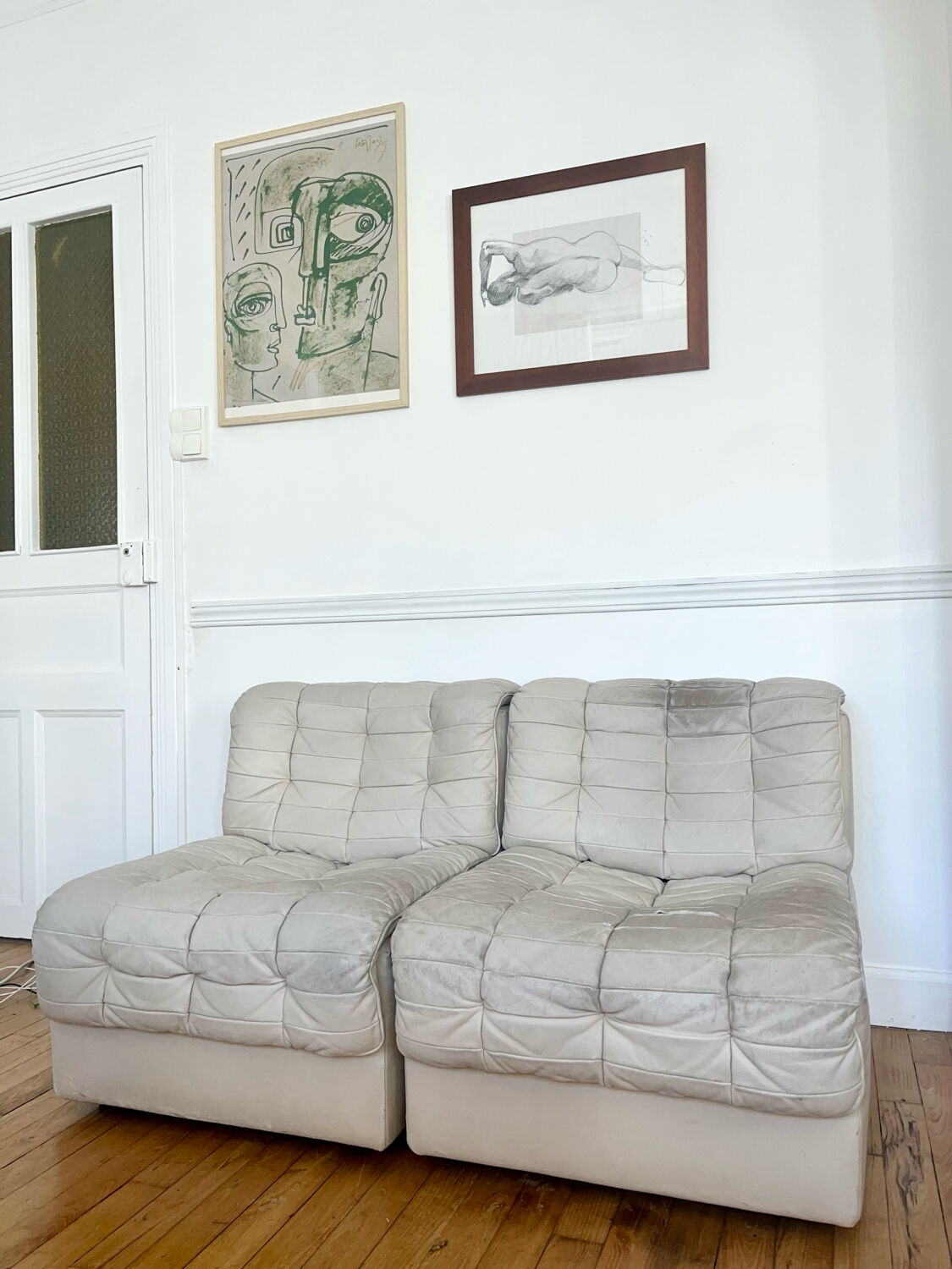 Pair of DS11 armchairs, De Sède edition, 1970.