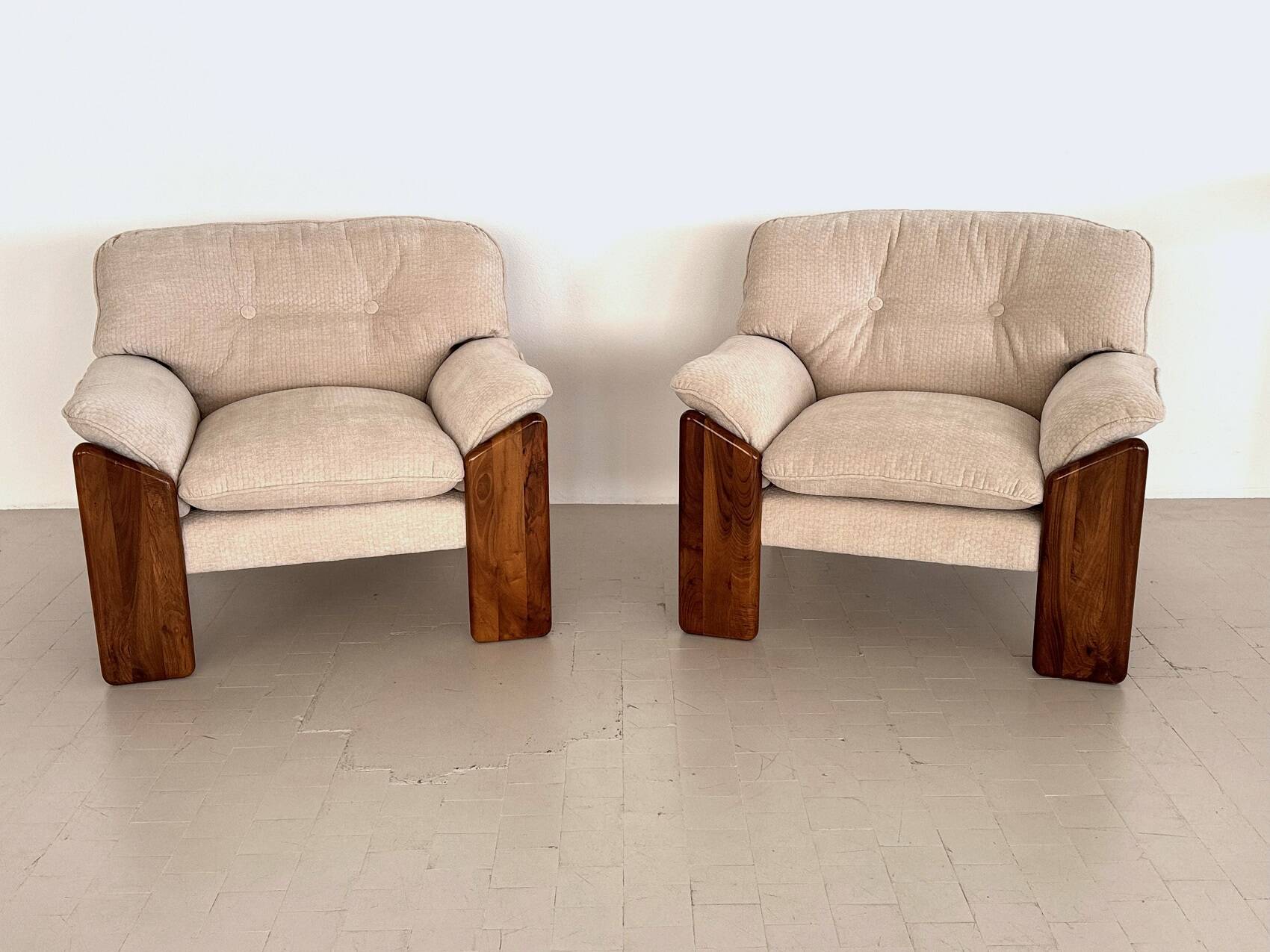 Fauteuils italiens « Sapporo » de Mario Marenco pour Mobil Girgi
