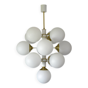 Sputnik Chandelier Vintage Pendant Light Large Hanging Lamp Space Age Style