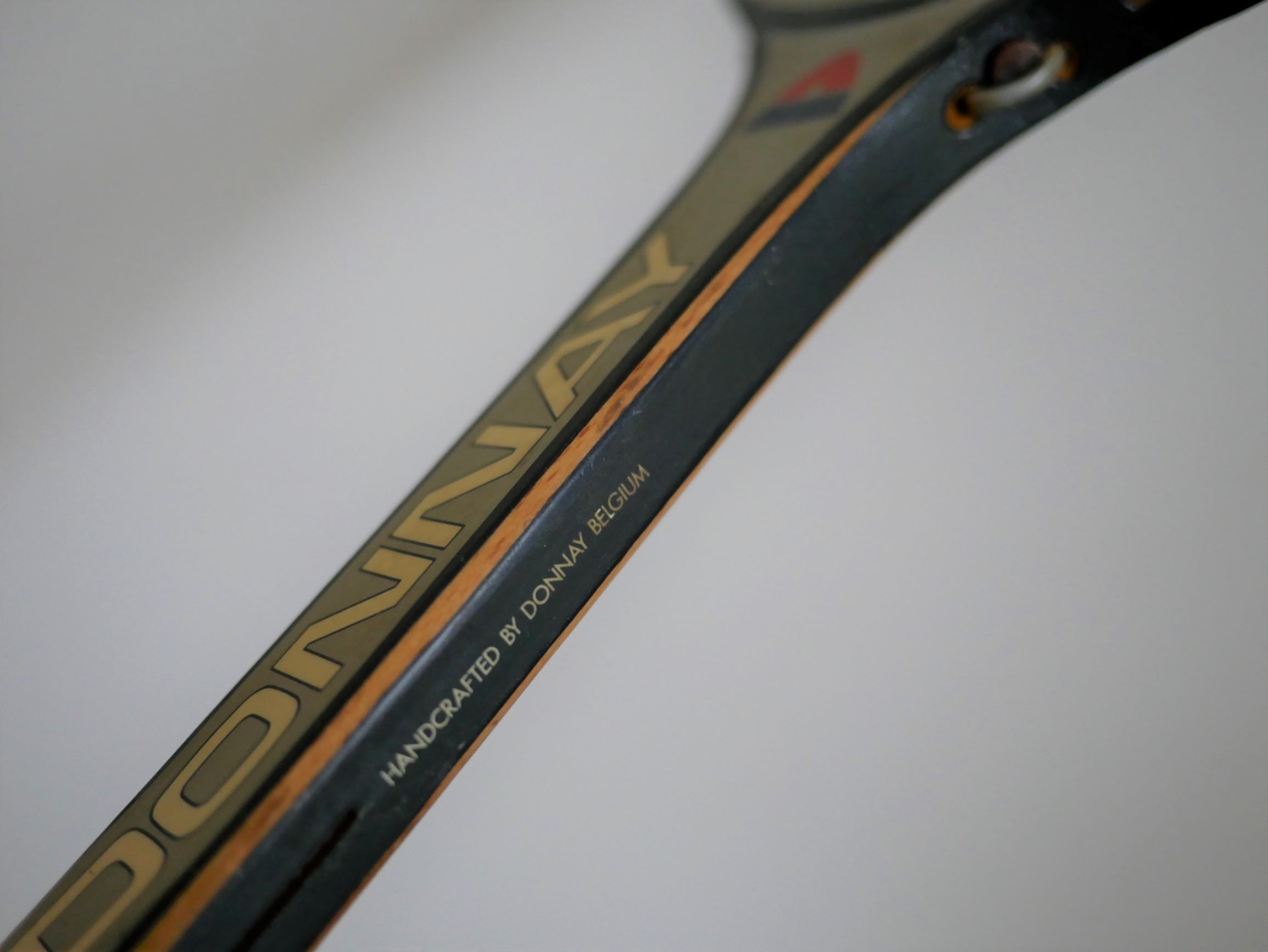 Old Donnay made in Belgium tennis racket