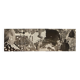 Grandes œuvres d'art en noir et blanc / collage photo (160x50) tortue