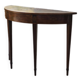 Half-moon table