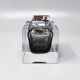 1960s grey table lighter in Murano Sommerso glass by Flavio Poli for Seguso
