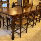 Dining room table and 6 chairs