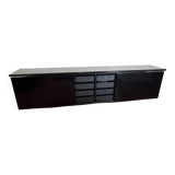Giotto Stoppino & Ludovico Acerbis - Black Lacquered Sideboard Sheraton Ci Model