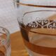 Complete Arques crystal liqueur service, carafe and glasses