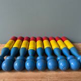 Ancient wooden bowling