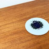 Mid-Century Danish wall plate with Crazy Bird design by Beth Breyen for Royal Copenhagen.