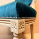 Louis XVI medallion chair, solid beech, unique traditional piece.