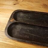 Old wooden pencil holder