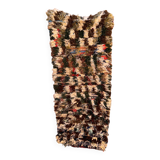 Moroccan carpet boucherouite colored - 70 x 160 cm