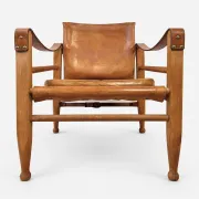 Fauteuils Safari cognac par Kaare Klint