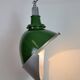 Large Industrial Green Enamel Factory Pendant Lamp from Benjamin, 1960s
