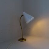Rare adjustable mid-century table lamp by Böhlmarks, 1940s, Sweden.