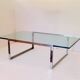 Table basse SM en acier miroir et verre KnollStudio – Design Shelton & Mind