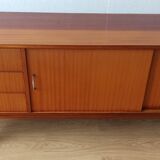 Modernist long sideboard of the 1970s